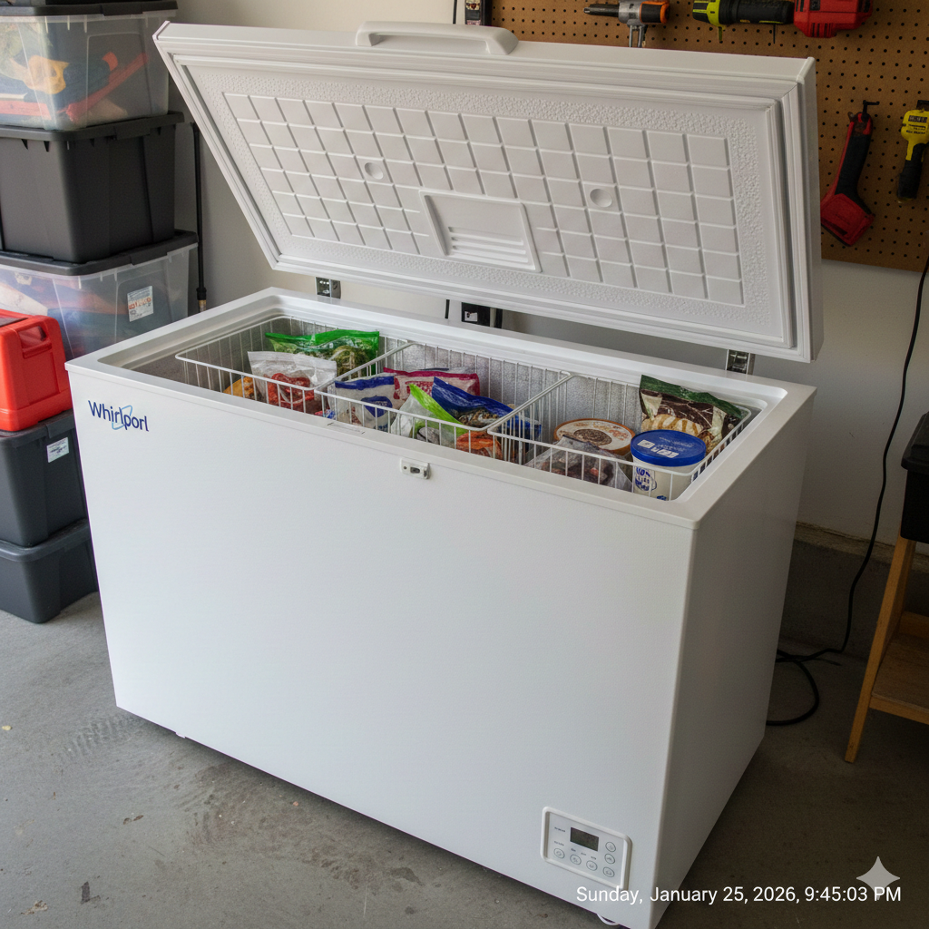 Whirlpool Large Chest Freezer